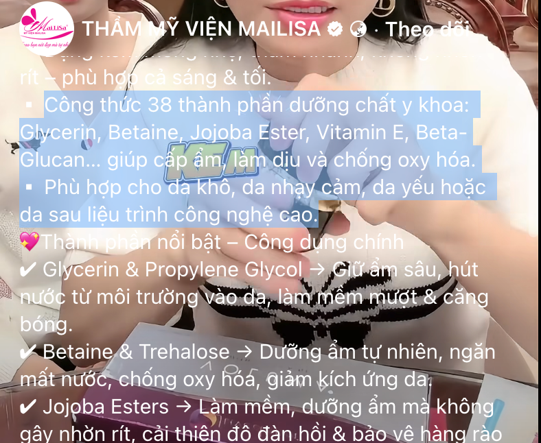 Danh sách 162 sản phẩm mỹ phẩm của Thẩm mỹ viện Mailisa bị Bộ Y tế yêu cầu kiểm tra - ảnh 3