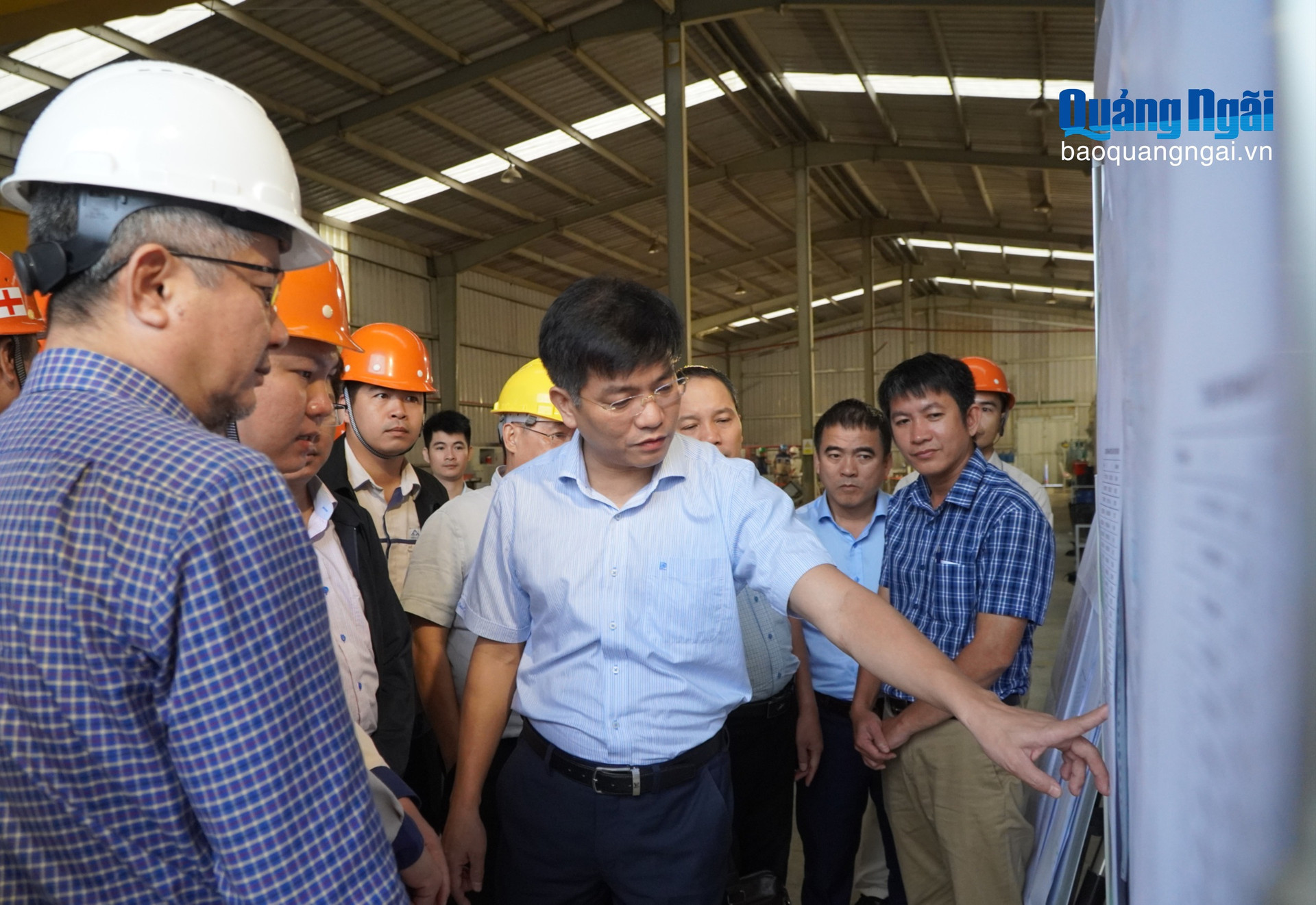 Hình ảnh tại buổi kiểm tra. Nguồn ảnh: Báo Quảng Ngãi