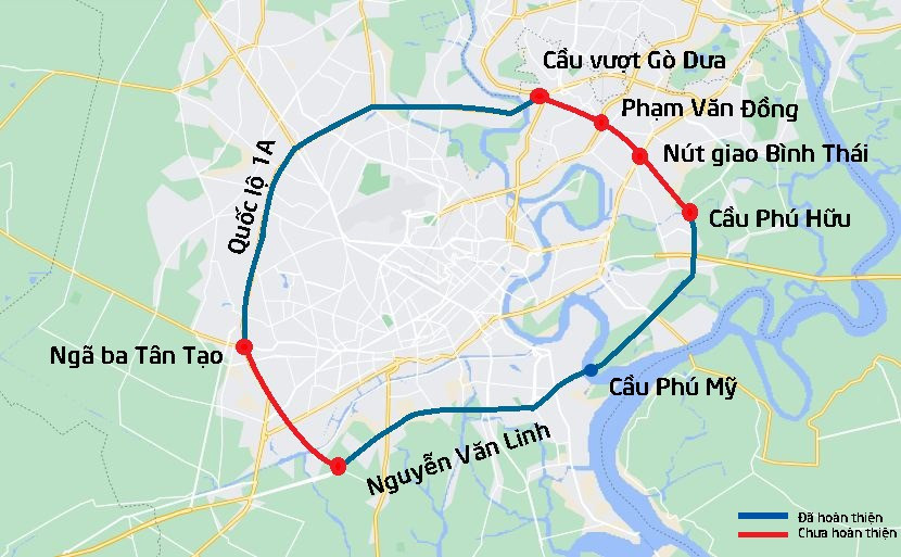 Thành phố giàu nhất Việt Nam sắp tái khởi động vành đai 64km, góp phần giải cứu kẹt xe nội đô, gia tăng giá trị bất động sản- Ảnh 1.