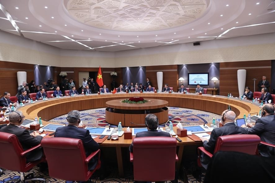 Toàn cảnh cuộc hội đàm. Ảnh: VGP img5456-17635552093051967140975.jpg