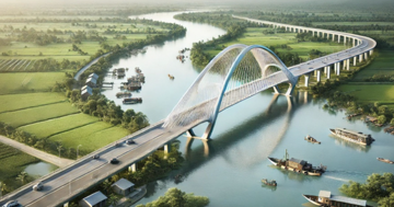 Sắp khởi công cầu vượt sông gần 600 tỷ tại Nam Định cũ