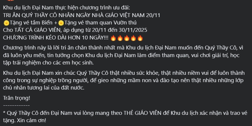 Chỉ vài giờ nữa, KDL 6.000 tỷ lớn bậc nhất Đông Nam Á của vợ chồng ông Dũng 'lò vôi' sẽ tặng vé miễn phí cho đối tượng đặc biệt này- Ảnh 1.