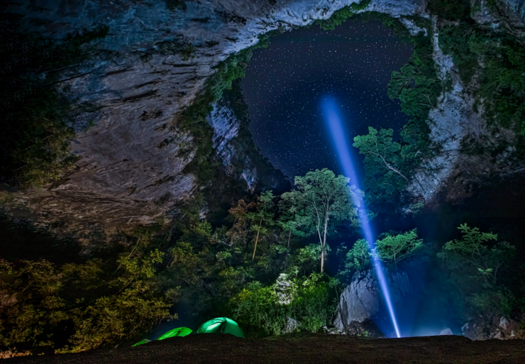 'Hố sụt tử thần' sâu nhất Việt Nam được hình thành từ hàng triệu năm trước, khung cảnh bên trong gây choáng ngợp - ảnh 5