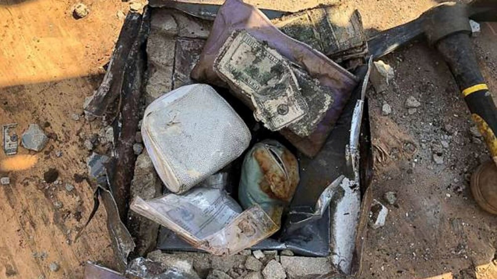 Phát hiện hàng chục nhẫn vàng, trang sức kim cương và 430 triệu tiền mặt trong vườn nhà một người đàn ông - ảnh 2