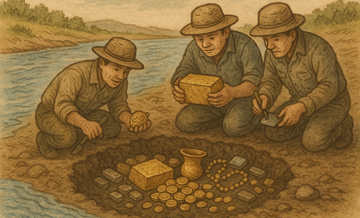 Phong tỏa khẩn cấp 10.000 món vàng bạc, trị giá hơn 13.000 tỷ đồng dưới đáy sông