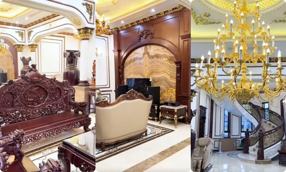 Cận cảnh lâu đài 2.000m2 bề thế, to nhất làng của gia đình Mailisa ở Hà Tĩnh - ảnh 3