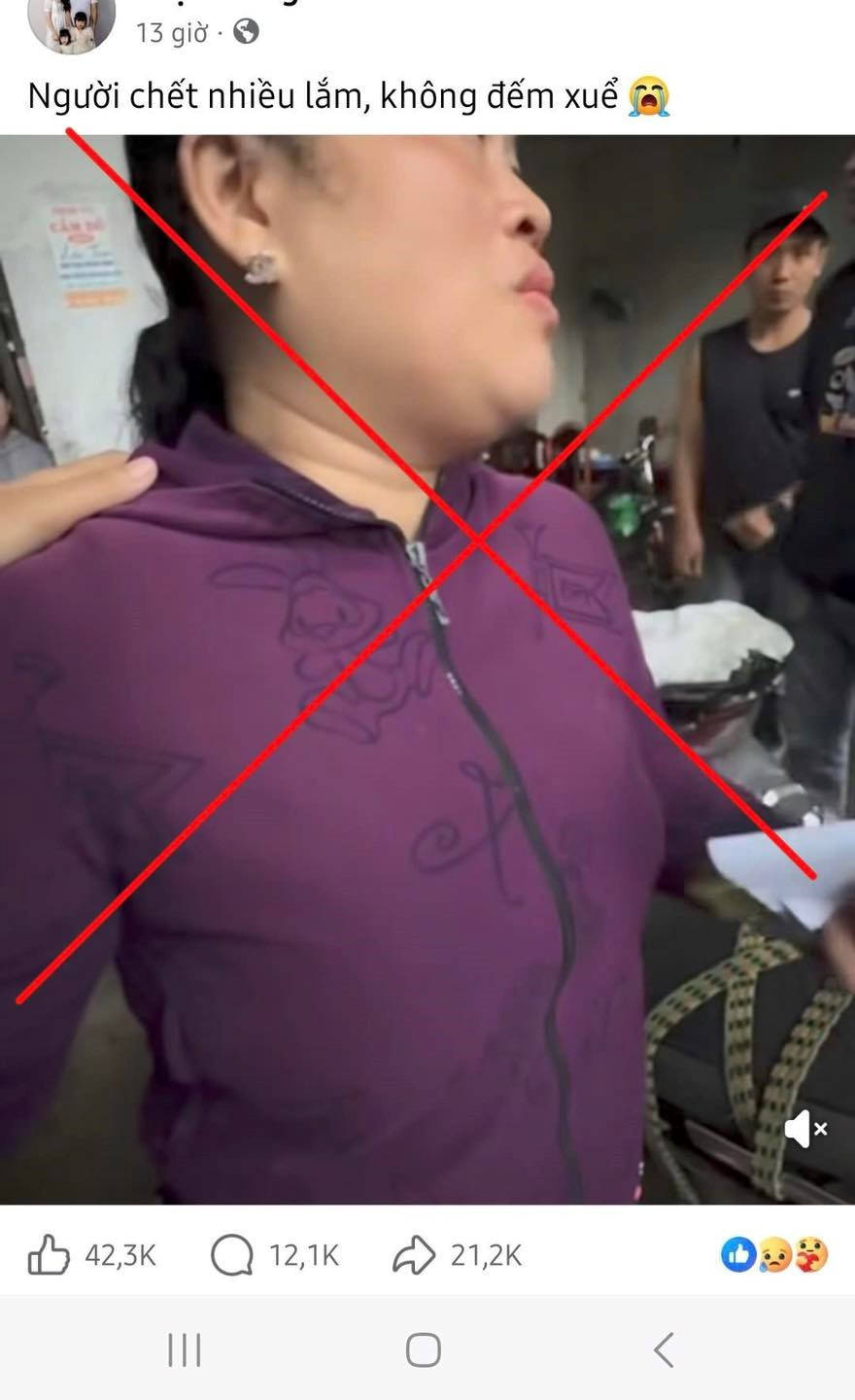 Bác tin 'hàng trăm người chết do sập nhà tránh lũ' - ảnh 1