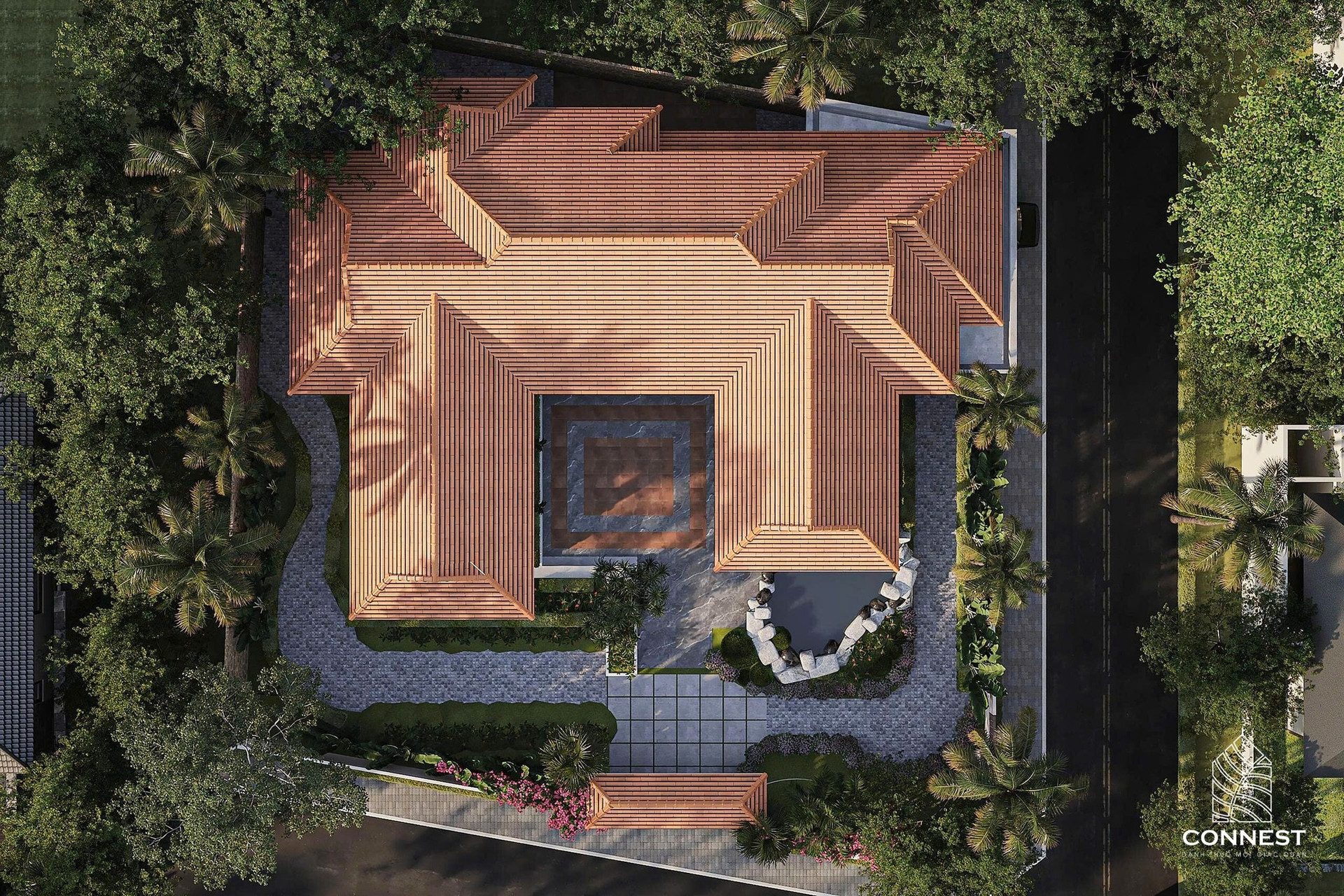 Khoảng lặng dịu dàng trong căn nhà 250m2 giữa lòng Quảng Bình: Bản giao hưởng giữa thiên nhiên và truyền thống- Ảnh 2.