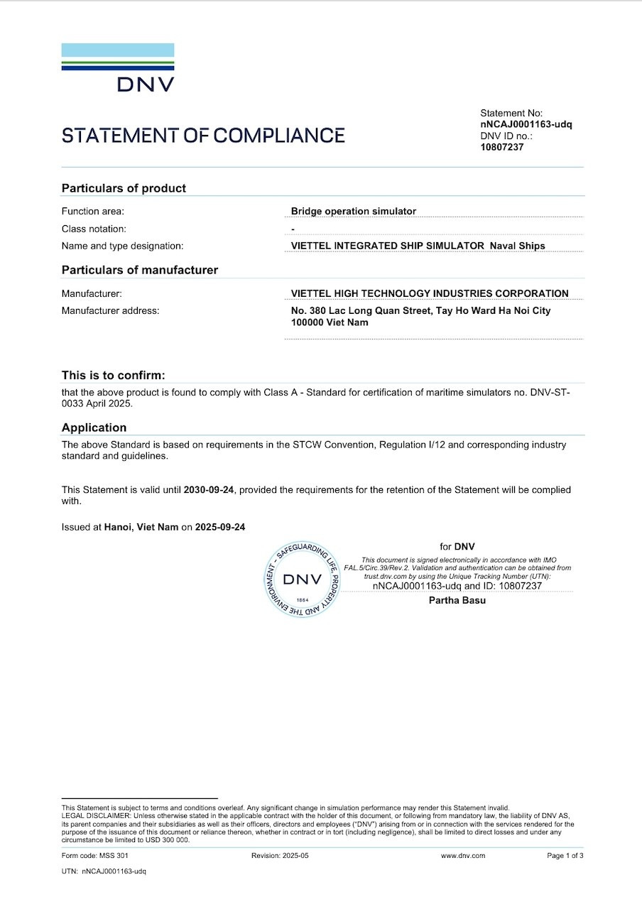 Công nghệ do Viettel phát triển lần đầu tiên trong lịch sử đạt chuẩn quốc tế cao nhất - ảnh 2