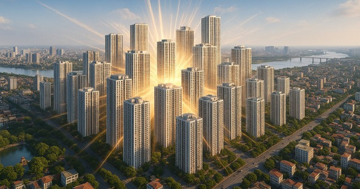Nguồn cung căn hộ chung cư tại Thủ đô đạt kỷ lục, lần thứ 2 vượt mốc 10.000 căn/quý
