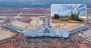 Siêu sân bay lớn nhất Việt Nam lọt TOP thế giới chính thức hoàn thành đóng điện trạm biến áp 119 tỷ đồng