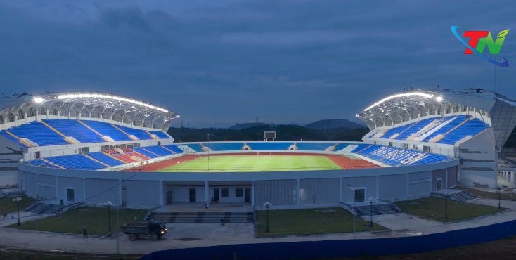 Tăng tốc khánh thành sân vận động lớn nhất miền núi phía Bắc: Sức chứa 22.000 chỗ ngồi, rộng tương đương sân Hàng Đẫy, đạt tiêu chuẩn quốc tế- Ảnh 5.