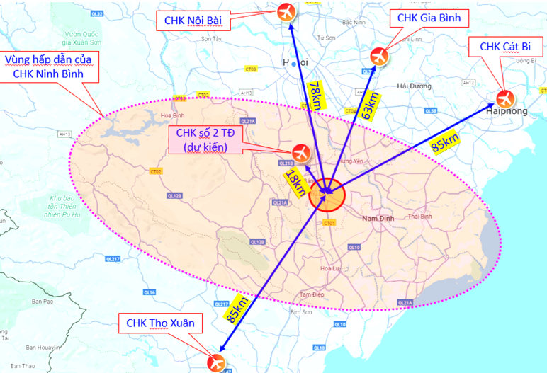Xem xét 3 vị trí xây dựng sân bay quốc tế Ninh Bình, vốn đầu tư hơn 23.000 tỷ đồng- Ảnh 1.