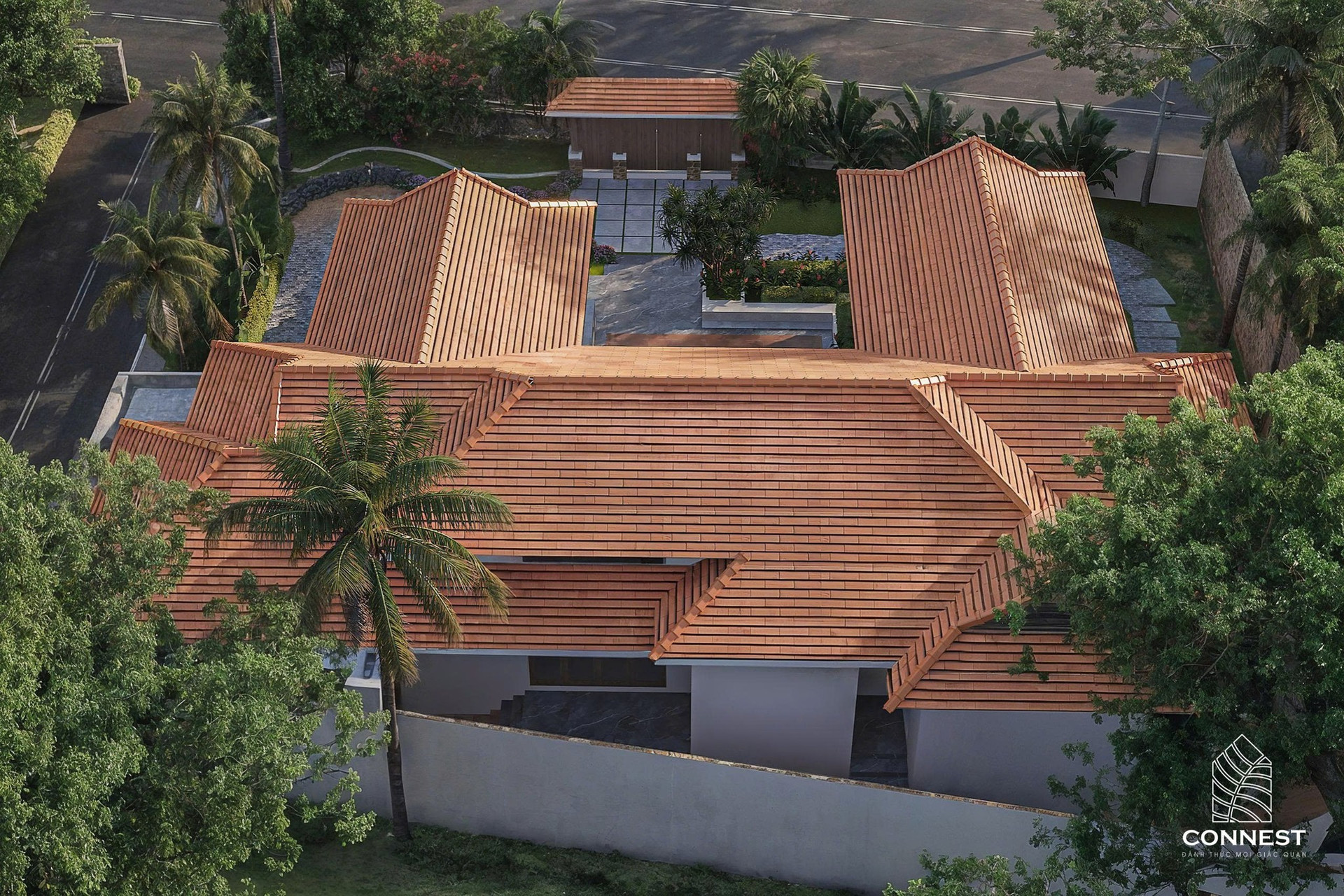 Khoảng lặng dịu dàng trong căn nhà 250m2 giữa lòng Quảng Bình: Bản giao hưởng giữa thiên nhiên và truyền thống- Ảnh 3.