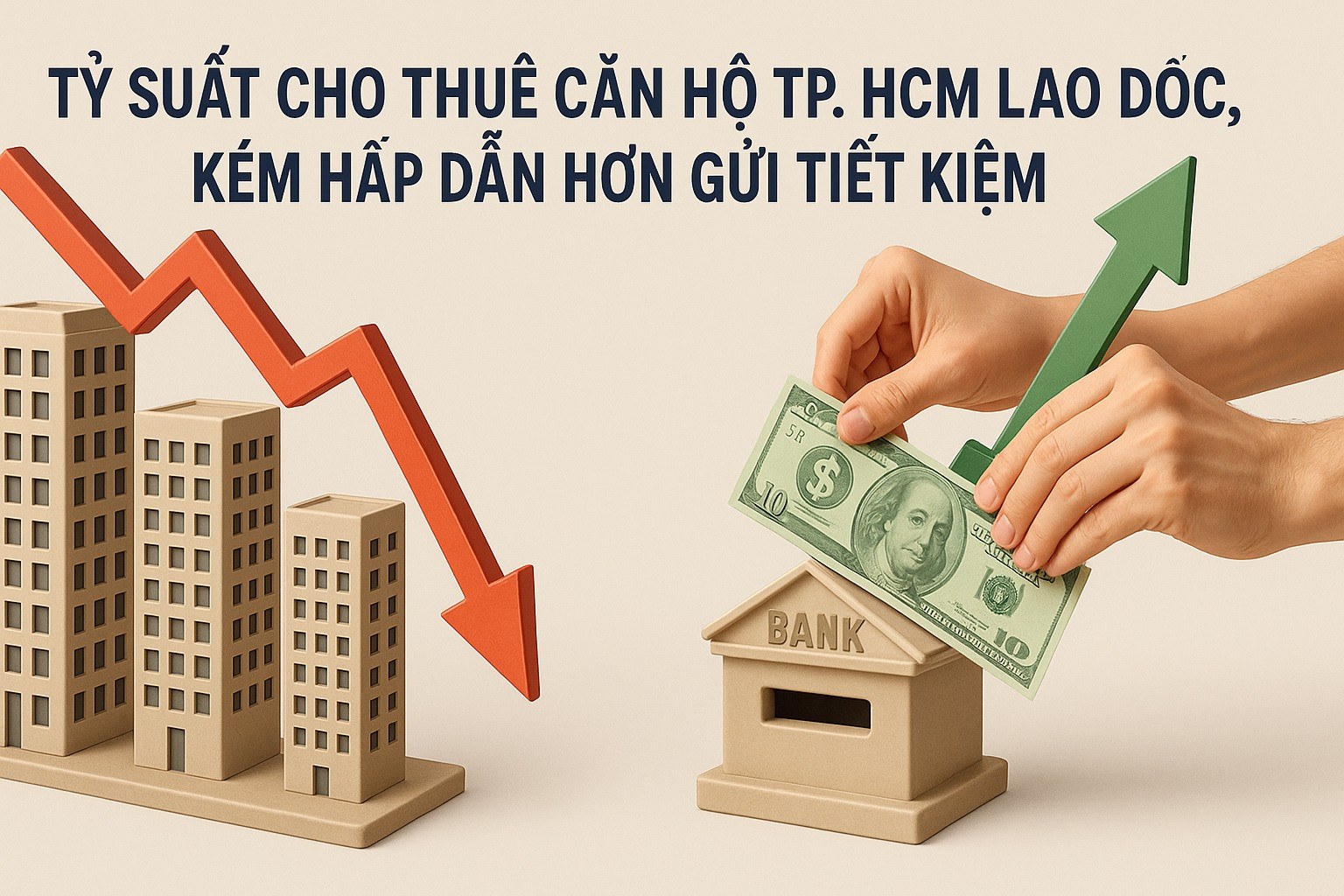 Tỷ suất cho thuê căn hộ TP. HCM lao dốc, kém hấp dẫn hơn gửi tiết kiệm- Ảnh 1.