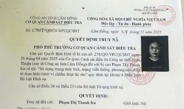 Truy nã Phạm Thị Thanh Ka sinh năm 1989