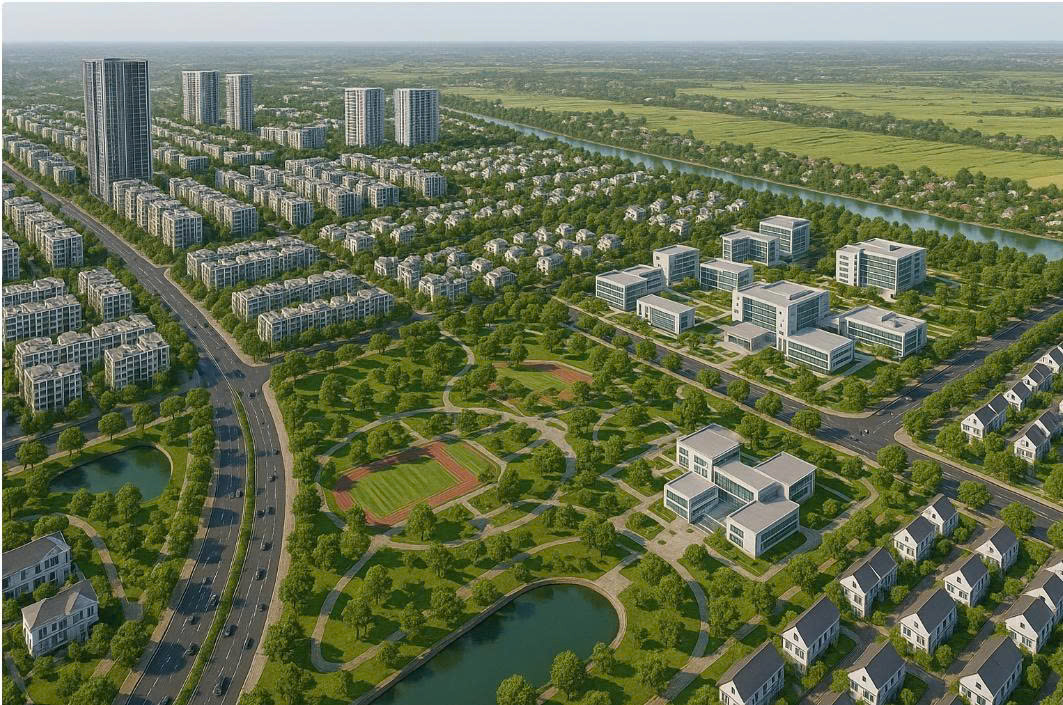 Tập đoàn T&T đề xuất đầu tư khu đô thị, liên hợp y tế, thể thao 355ha tại Bắc Ninh. Ảnh minh họa