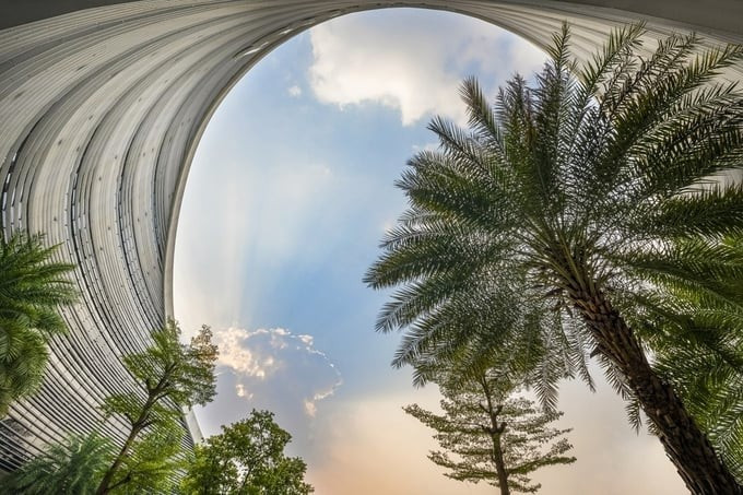 Tòa nhà 18.000m2 đầu tiên tại Hà Nội đạt tiêu chuẩn 'xanh' của Mỹ: Thi công kỷ lục trong 14 tháng, sức chứa lên đến 1.000 người - ảnh 3