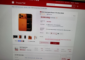 Apple thu hơn 2.500 tỷ đồng trên sàn TMĐT trong quý III/2025, vượt xa Samsung và Xiaomi nhờ sức hút iPhone 17