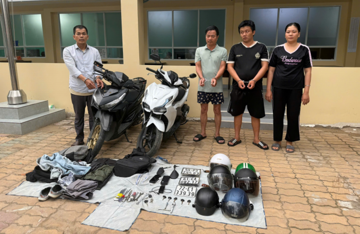Triệt phá nhóm đối tượng trộm cắp xe máy khu vực cổng trường học