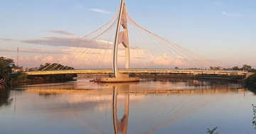 Sắp thông xe cây cầu trăm tỷ bắc qua đường sắt Bắc - Nam đầu tiên ở Thanh Hóa