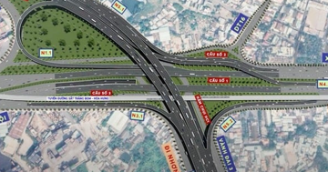 Sắp thông xe nút giao 3 tầng kết nối 6 trục đường của 2 tỉnh thành giàu nhất Việt Nam