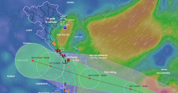 Bão ảnh hưởng đất liền rất sớm, vùng ảnh hưởng rất rộng