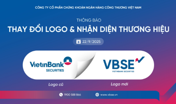 VietinBank Securities triển khai ưu đãi kép nhân dịp thay đổi nhận diện thương hiệu