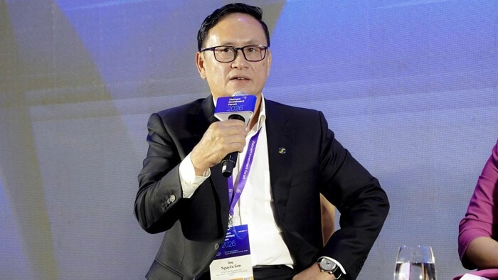 Ông Nguyễn Sơn - Chủ tịch Hội đồng Thành viên Tổng Công ty Lưu ký và Bù trừ Chứng khoán Việt Nam (VSDC). Ảnh: BTC