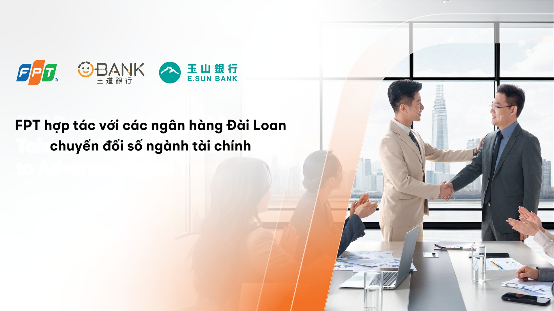 <a style='text-decoration: none;' href='/FPT'>FPT</a> hợp tác với các ngân hàng hàng đầu Đài Loan nhằm chuyển đổi số ngành tài chính