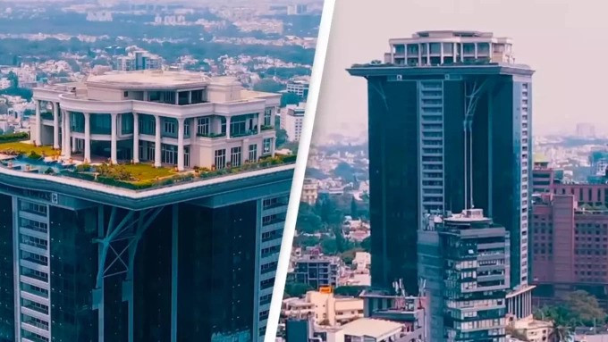 'Cung điện trên mây' gần 500 tỷ được thiết kế giống Nhà Trắng: Nằm ở độ cao 122m, có cả sân trực thăng riêng nhưng gia chủ không thể ở - ảnh 4