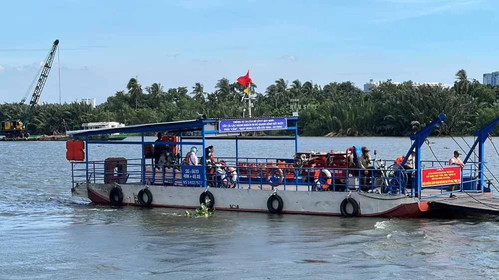 TP. HCM mở lại bến phà hoạt động từ năm 1954 ở cửa ngõ phía Đông- Ảnh 1. TP. HCM mở lại bến phà hoạt động từ năm 1954 ở cửa ngõ phía Đông- Ảnh 1.