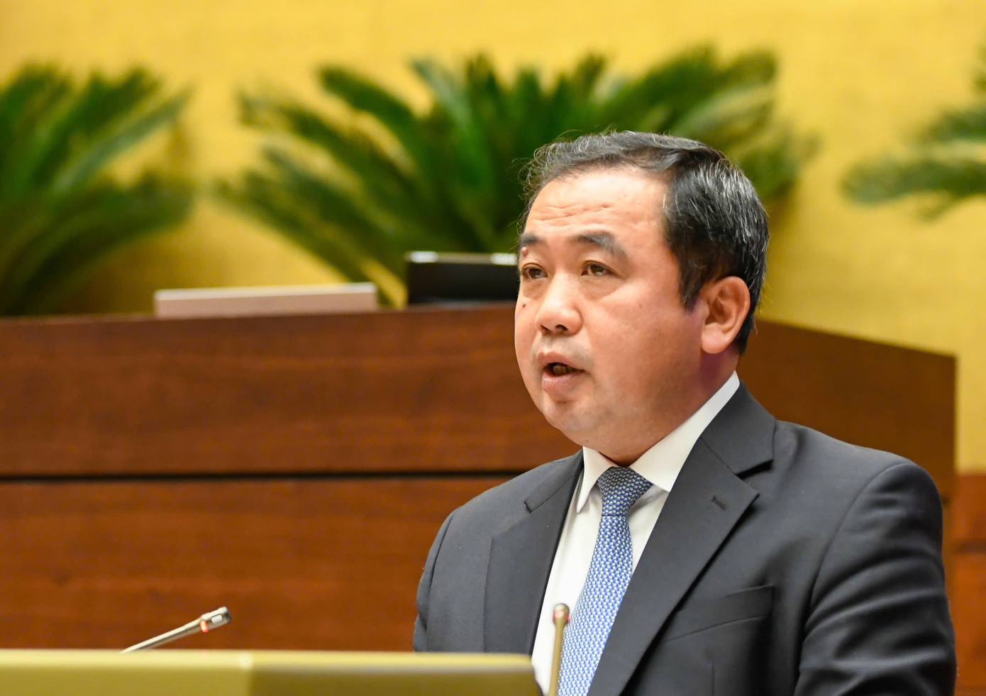 Bộ trưởng Bộ Nông nghiệp và Môi trường Trần Đức Thắng. Ảnh: Như Ý 112ks.jpg