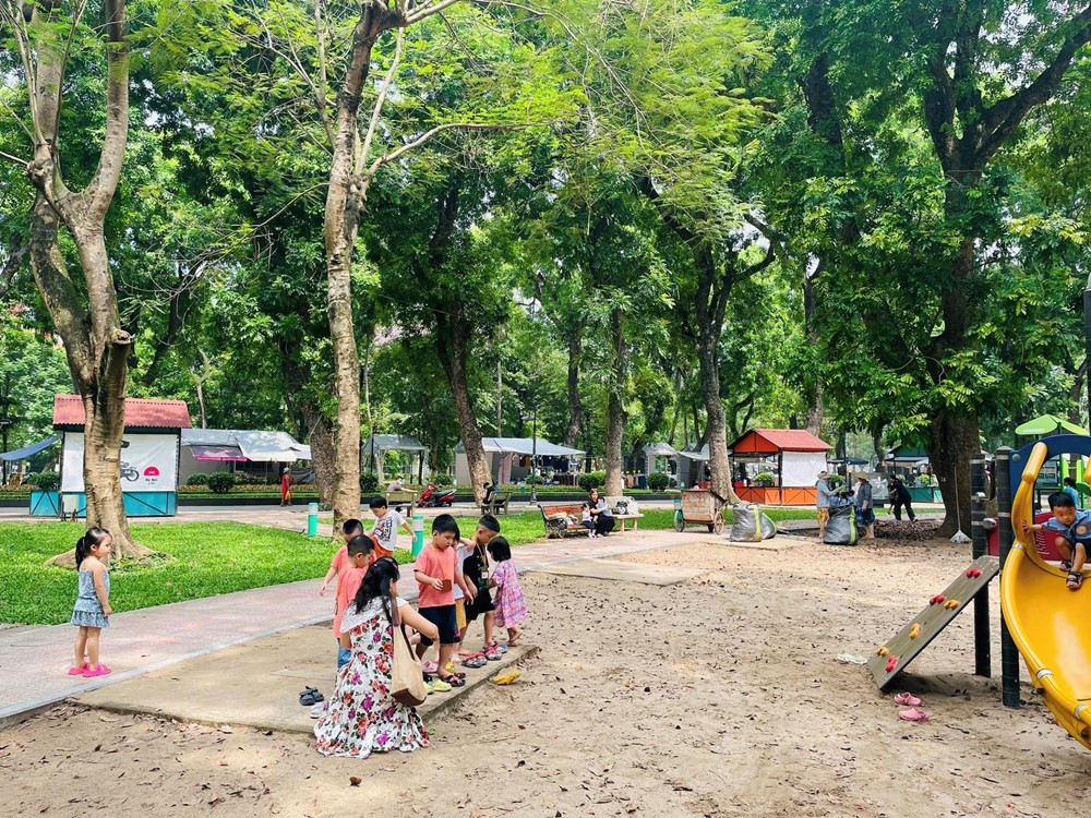 Công viên 50ha là 'lá phổi xanh' của Thủ đô Hà Nội, giáp 4 mặt phố lớn, rộng gấp 4 lần Hồ Gươm - ảnh 5