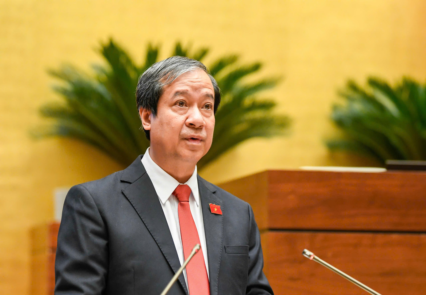 Bộ trưởng Bộ GD&ĐT Nguyễn Kim Sơn. Ảnh: Như Ý 1012gd.jpg