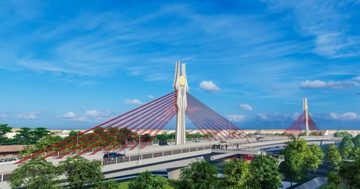 Chỉ hơn 1 tuần nữa, tỉnh Thanh Hóa chính thức thông xe cây cầu dây văng đầu tiên