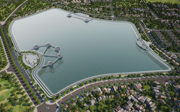Việt Nam sắp có hồ điều hòa rộng 30ha trị giá gần 1.000 tỷ đồng, tọa lạc tại vị trí đắc địa của Thủ đô