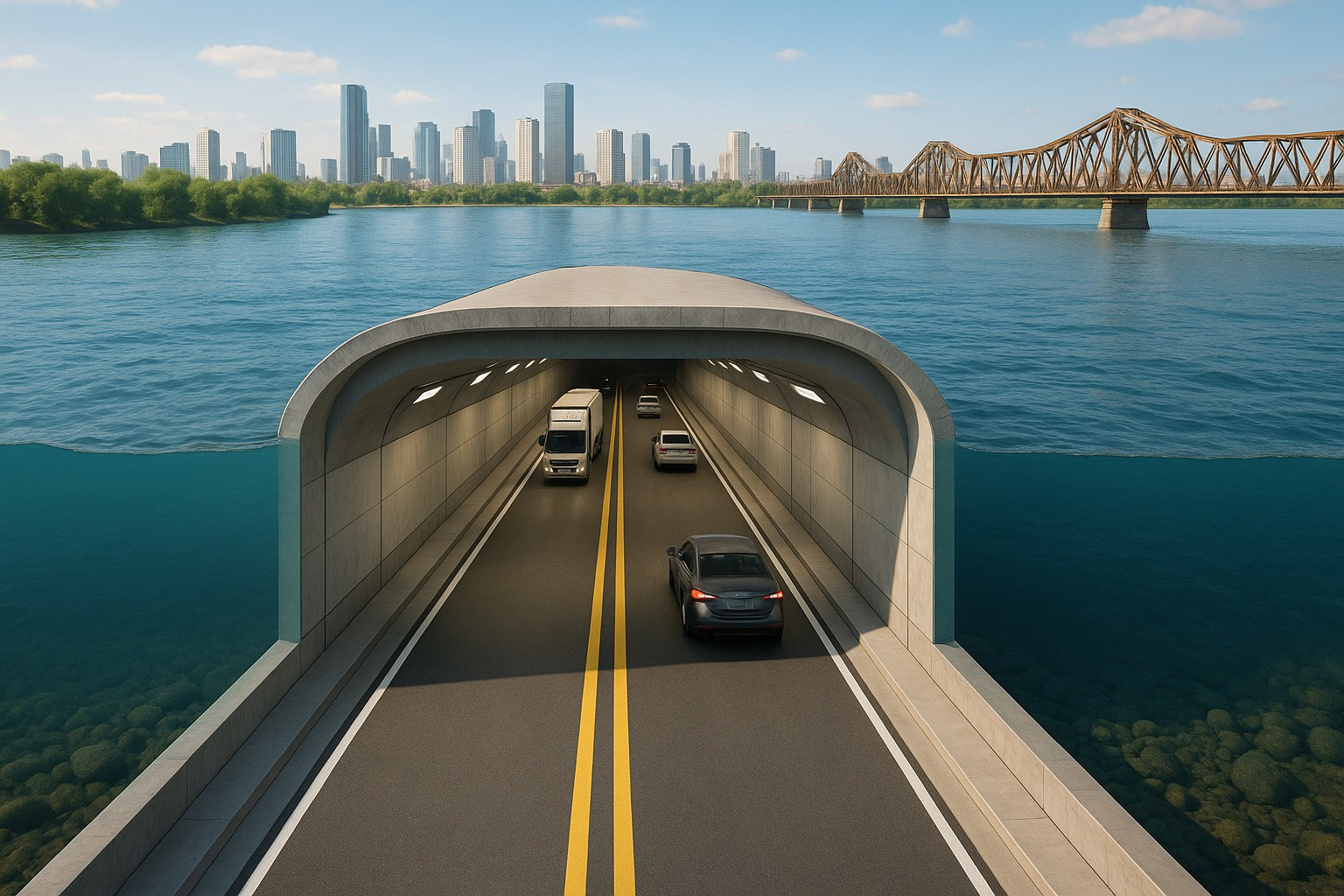 Chỉ một năm nữa, đơn vị hành chính cấp tỉnh loại đặc biệt của Việt Nam sẽ có hầm đường bộ vượt sông, vốn đầu tư gần 47.000 tỷ- Ảnh 1.