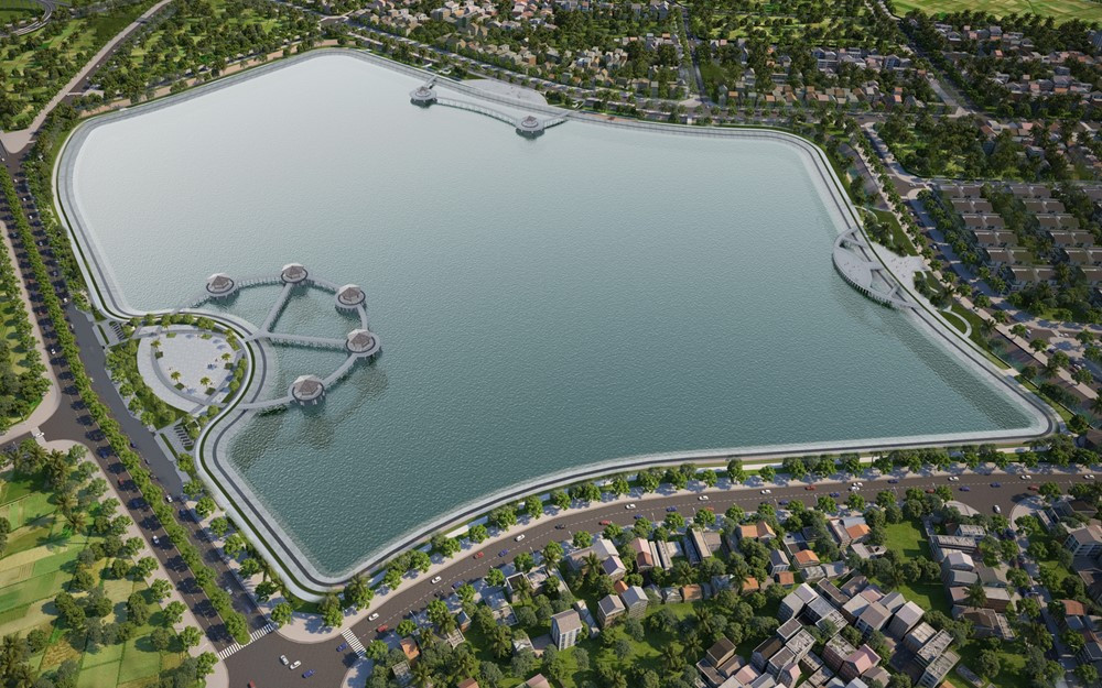 Việt Nam sắp có hồ điều hòa rộng 30ha trị giá gần 1.000 tỷ đồng, tọa lạc tại vị trí đắc địa của Thủ đô - ảnh 2