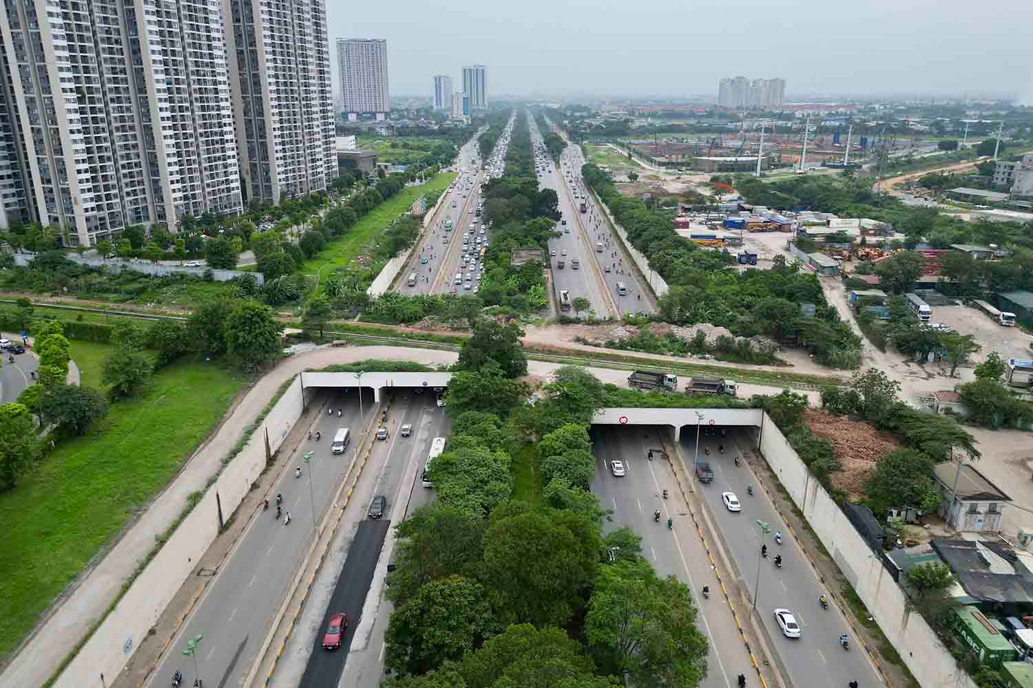 Đại lộ Thăng Long. Nguồn ảnh: Internet