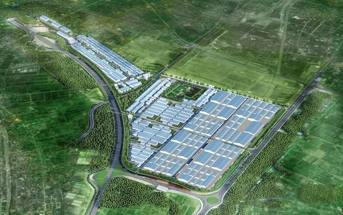 Phối cảnh KCN Lý Thường Kiệt (Nguồn Hòa Phát).