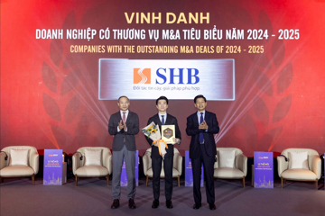 SHB được vinh danh ‘Doanh nghiệp có thương vụ M&A tiêu biểu năm 2024-2025’