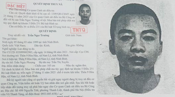 Bộ Công an truy nã đặc biệt Trần Ngọc Trường