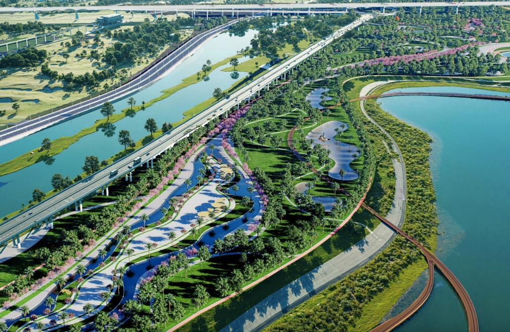 Thủ đô sắp xây công viên trăm tỷ, khởi động cho siêu dự án 855.000 tỷ dọc 2 bờ dòng sông biểu tượng- Ảnh 1.