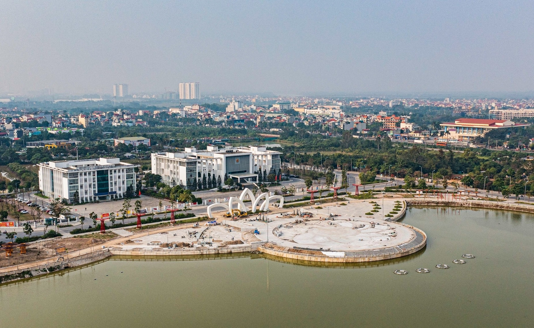 Đơn vị hành chính loại đặc biệt sắp có công viên trăm tỷ rộng 31ha nằm đối diện UBND xã- Ảnh 1.