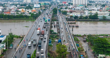 Cầu vượt sông 9.000 tấn áp dụng kỳ tích Việt Nam sắp thông xe trở lại