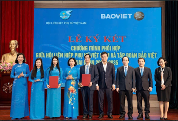 Hội Liên hiệp Phụ nữ Việt Nam và Tập đoàn Bảo Việt ký kết chương trình phối hợp giai đoạn 2026 - 2035