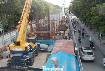 Yêu cầu thu hẹp hàng rào 5 vị trí thi công dự án Metro Nhổn - ga Hà Nội