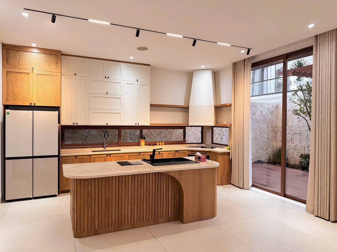 Sống chậm trong tổ ấm giao thoa giữa kiến trúc đương đại và hồn Việt truyền thống- Ảnh 5.