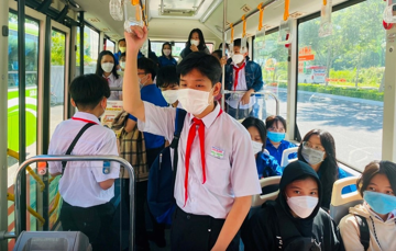 Học sinh, sinh viên có thể được giảm giá vé ở 4 loại hình giao thông công cộng